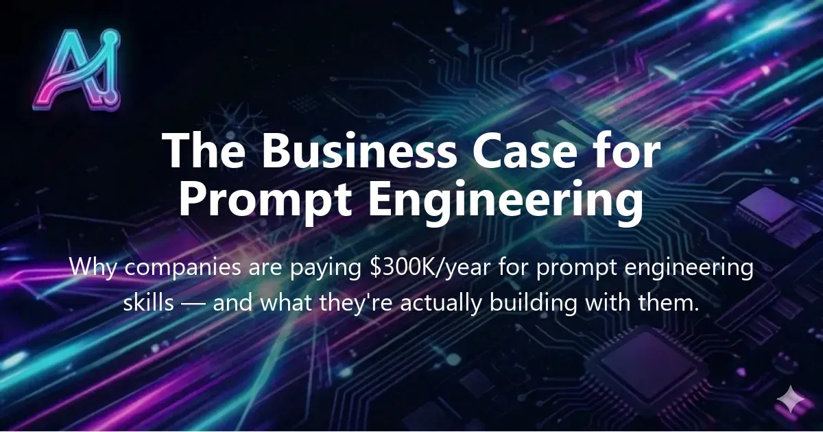 Illustration for "The Business Case for Prompt Engineering & AI Automation" — a guide on prompt engineering and AI business | Applied AI Hub