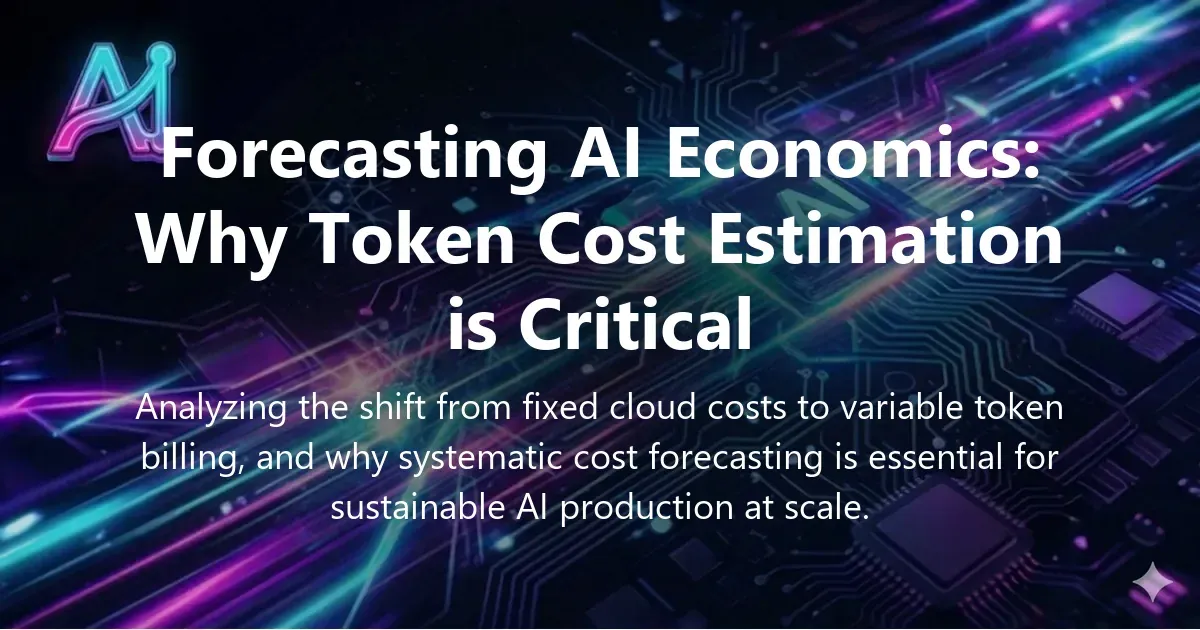 Illustration for "Forecasting AI Economics: Why Token Cost Estimation is Critical" — a guide on AI tools and cost-management | Applied AI Hub