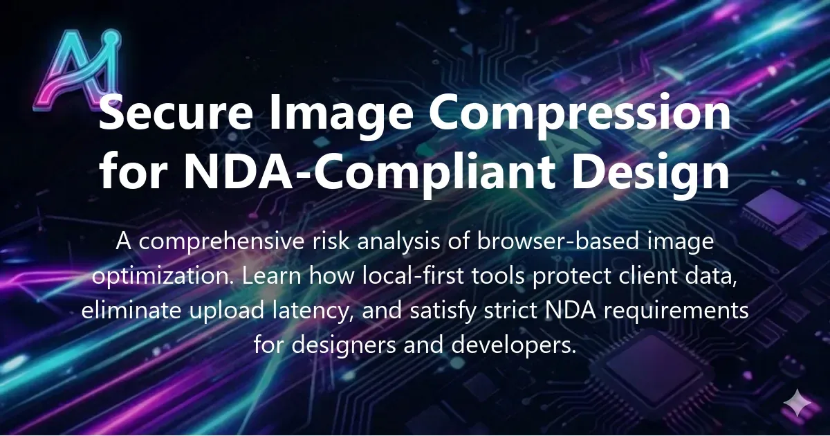 Illustration for "Secure Image Compression Guide for NDA-Compliant Design" — a guide on privacy and tools | Applied AI Hub
