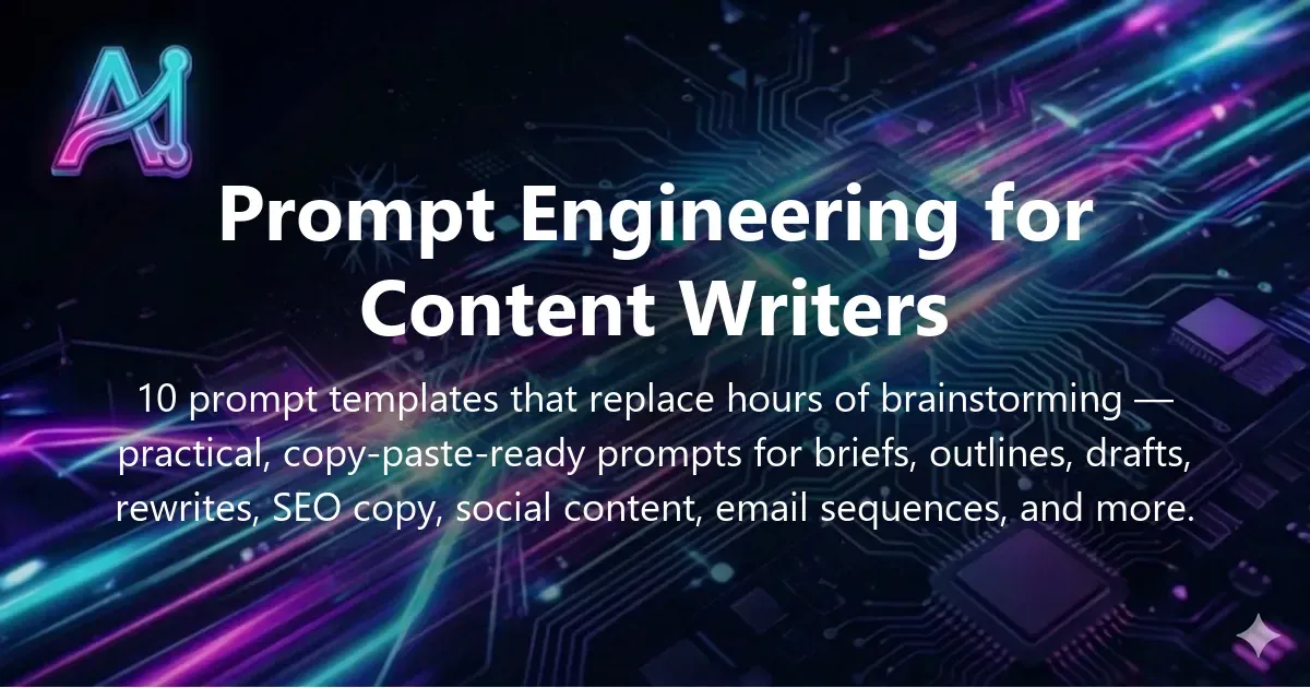 Illustration for "Prompt Engineering Best Practices for AI Content Writers" — a guide on prompt engineering and content writing | Applied AI Hub
