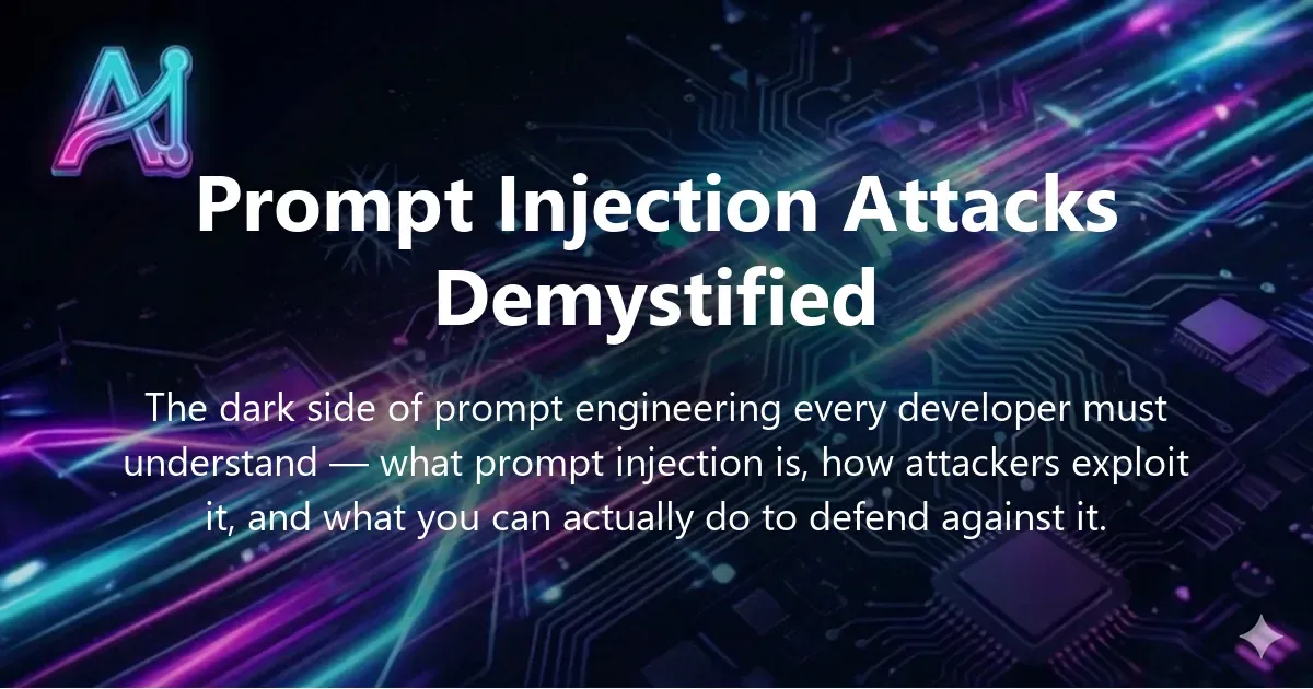 Illustration for "Prompt Injection Attacks Demystified for Software Developers" — a guide on prompt injection and AI security | Applied AI Hub